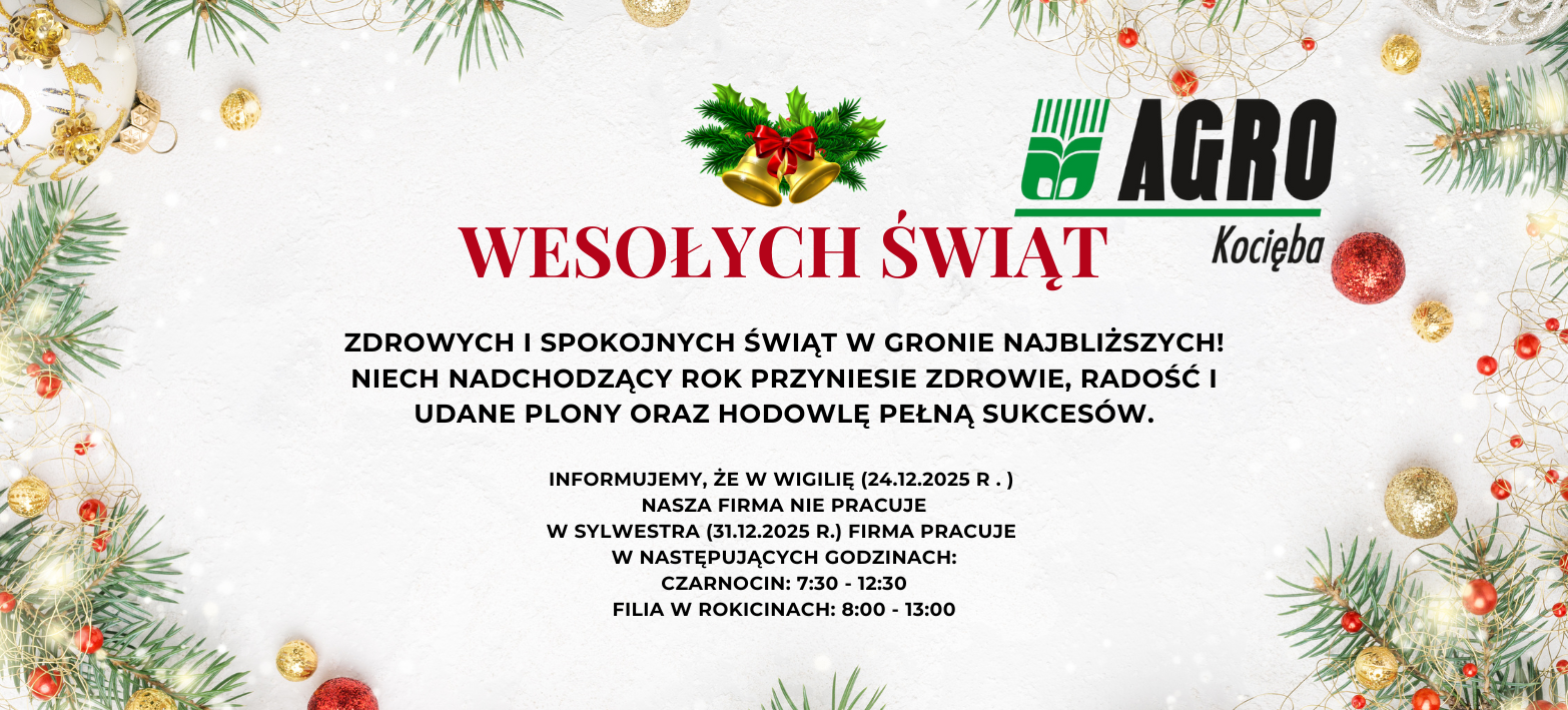 Godziny otwarcia w dni Świąteczne i życzenia